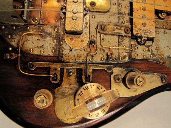 Tony Cochran's Greyhoundcaster Custom Bass Guitar