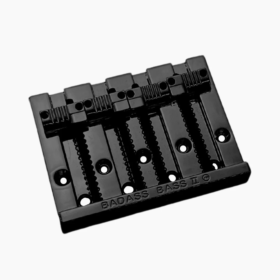 ベース LEO QUAN BADASS BASS II Leo Quan Badass II 4-String Bass Bridge - Black - Best Bass Gear